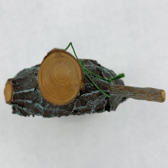 Vintage Austrian Decanter Glass Bottle Scenic Linz Tree Bark Design Cork Stopper - Picture 8 of 12